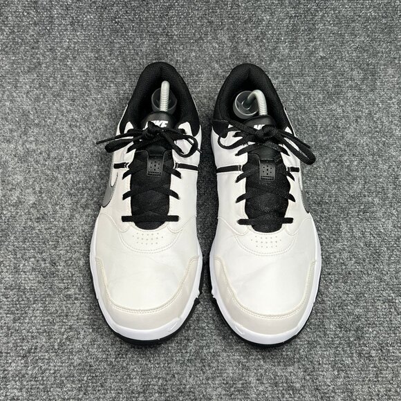 Nike Durasport 4 Golf Shoes Men's Size 12 White Leather Athletic Performance - Picture 3 of 11